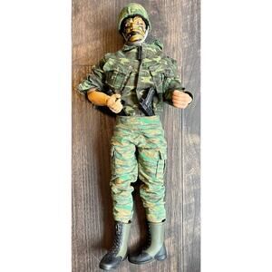 Vtg Formative Int'l ACTION FIGURE Doll GI SOLDIER Military Adventure 12”